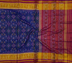 Exquisite Blue Patola Single Ikat Handloom Silk Saree: A Timeless Elegance - Luxurion World