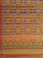 Purple Patola Handloom Pure Tissue Silk Saree - Luxurion World