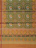 Green Patola Handloom Pure Tissue Silk Saree - Luxurion World