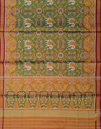 Green Patola Handloom Pure Tissue Silk Saree - Luxurion World