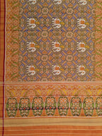 Purple Patola Handloom Pure Tissue Silk Saree - Luxurion World