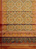 Multicolor Patola Handloom Pure Tissue Silk Saree - Luxurion World