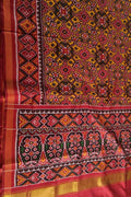 Multicolor Semi Patan Patola Handloom Pure Silk Saree - Luxurion World