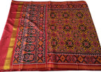 Multicolor Semi Patan Patola Handloom Pure Silk Saree - Luxurion World
