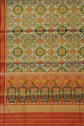 Stunning Multicolor Patola Handloom Tissue Silk Ikat Saree - Luxurion World