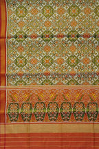 Stunning Multicolor Patola Handloom Tissue Silk Ikat Saree - Luxurion World