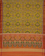 Vibrant Multicolor Patola Handloom Tissue Silk Ikat Saree - Luxurion World