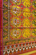 Vibrant Multicolor Patola Handloom Silk Ikat Saree - Luxurion World