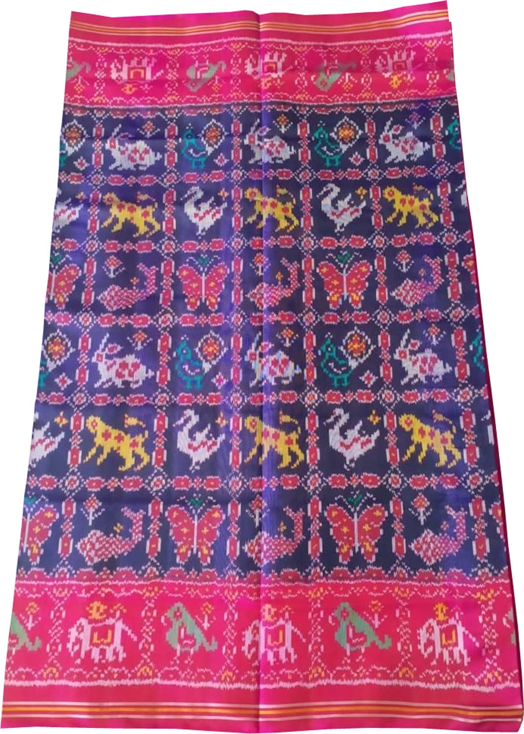 Blue Silk Patan Patola Handloom Saree: Pure Elegance in 50 Characters - Luxurion World
