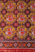 Exquisite Multicolor Semi Patan Patola Handloom Pure Silk Saree - Luxurion World