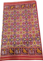 Exquisite Multicolor Semi Patan Patola Handloom Pure Silk Saree - Luxurion World