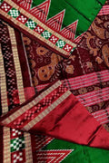 Exquisite Green Handloom Sambalpuri Silk Saree: A Timeless Elegance - Luxurion World