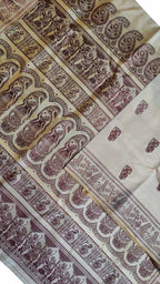 Pastel Baluchari Handloom Pure Silk Saree - Luxurion World