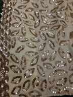 Green Trendy Velvet Sequins And Zardozi Work Saree - Luxurion World