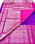 Purple Handloom Venkatgiri Pure Silk Saree - Luxurion World