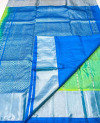 Green Handloom Venkatgiri Pure Silk Saree - Luxurion World