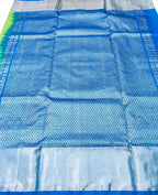 Green Handloom Venkatgiri Pure Silk Saree - Luxurion World