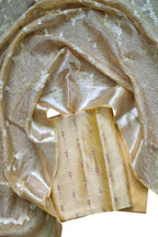 Yellow Banarasi Tissue Silk Suit Set - Luxurion World