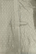 Pastel Banarasi Moonga Silk 3-Piece Unstitched Suit Set - Luxurion World