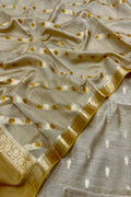 Exquisite Red Banarasi Moonga Silk Three Piece Suit Set: Pastel Perfection! - Luxurion World