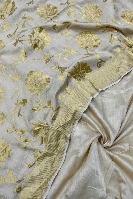 Dazzling Dyeable Banarasi Moonga Silk Unstitched Suit Set