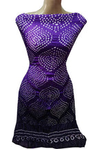 Purple Bandhani Hand Bandhej Gajji Silk Three Piece Unstitched Suit Set - Luxurion World