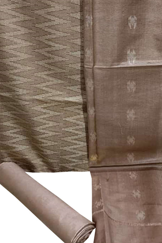 Pastel Bhagalpur Cotton Silk Suit Set