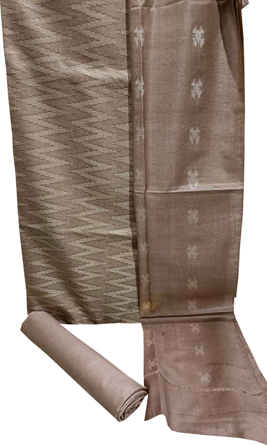 Pastel Bhagalpur Cotton Silk Suit Set - Luxurion World