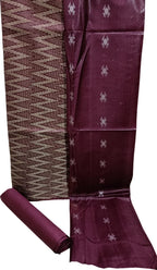 Elegant Maroon Bhagalpur Cotton Silk Suit Set - Luxurion World