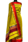 Stylish Green Maheshwari Cotton Silk Suit - Luxurion World