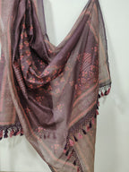 Multicolor Digital Printed Chanderi Silk Dupatta - Luxurion World