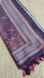 Multicolor Digital Printed Chanderi Silk Dupatta - Luxurion World