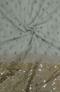 Blue Trendy Georgette Fabric ( 1 Mtr ) - Luxurion World