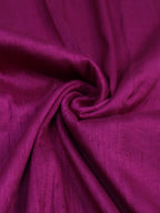 Purple Plain Pure Raw Silk Fabric ( 1 Mtr ) - Luxurion World
