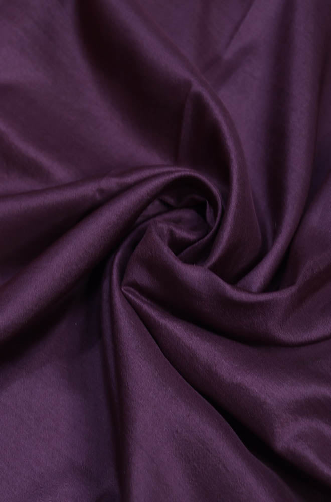 Purple Plain Pure Silk Fabric ( 2.5 Mtr ) - Luxurion World