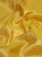 Yellow Plain Soft Tissue Katan Silk Fabric ( 1 Mtr ) - Luxurion World