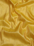 Yellow Plain Soft Tissue Katan Silk Fabric ( 1 Mtr ) - Luxurion World