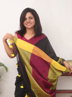 Elegant Black Bengal Cotton Saree Collection - Luxurion World