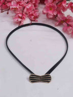 Stretchy Skinny Belt with Black Bow Buckle - Professional Accessory - Luxurion World
