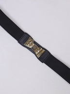 Stylish Black Bow Elastic Belt for Women - Professional Accessory - Luxurion World