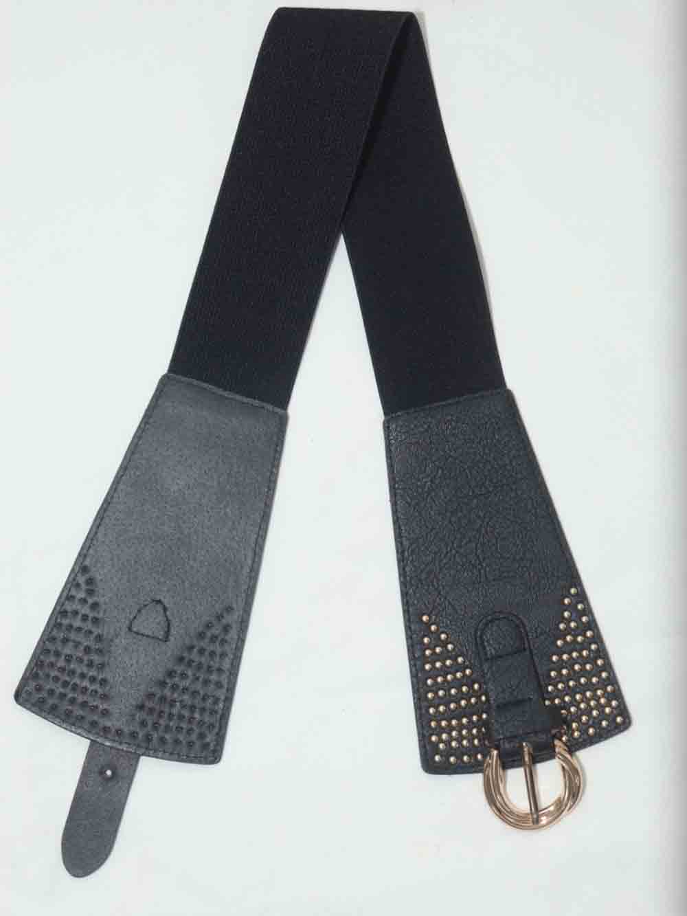 Gold Bead Design Faux Leather Belt - Stylish and Professional - Luxurion World