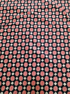 Black Digital Printed Velvet Fabric (1Mtr) - Luxurion World