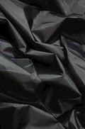 Black Plain Pure Silk Fabric ( 1 Mtr ) - Luxurion World