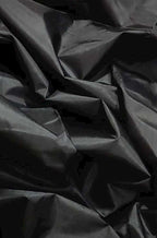 Black Plain Pure Silk Fabric ( 1 Mtr ) - Luxurion World