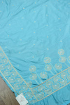 Blue Banarasi Silk Dupatta - Luxurion World