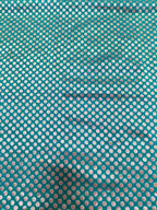 Blue Banarasi Silk Fabric ( 0.8 Mtr) - Luxurion World