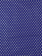 Blue Banarasi Silk Zari Booti Design Fabric ( 1 Mtr ) - Luxurion World