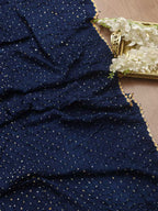 Blue Bandhani Modal Silk Dupatta - Luxurion World