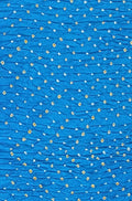 Blue Bandhani Pure Gajji Silk Fabric ( 1 Mtr ) - Luxurion World