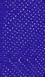 Blue Bandhani Pure Gajji Silk Fabric ( 1 Mtr ) - Luxurion World